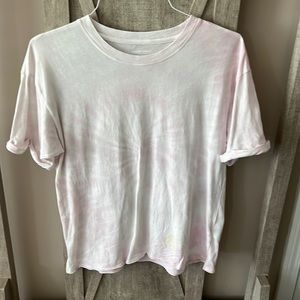 pink and white tie dye